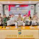 Jajaran Polres Balangan saat melaksanakan konferensi pers di Mapolres setempat, Rabu (16/7/2025). KATAKUNCI/AH