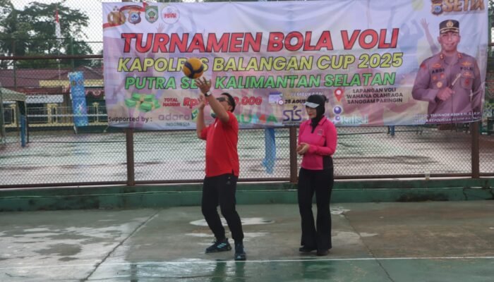 Kapolres buka turnamen Voli Kapolres Cup 2025, ajak generasi muda junjung sportivitas