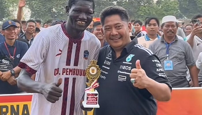 Kegiatan turnamen sepakbola Bupati Cup menjadi agenda tahunan