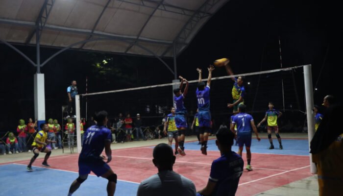 Laga seru dan semangat tinggi warnai turnamen bola voli Kapolres HST Cup 2025