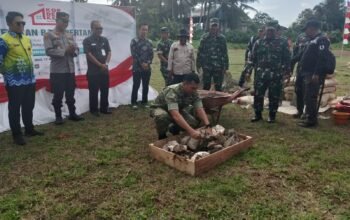 Pemkab HST gelar peletakan batu pertama gedung Koperasi Merah Putih