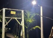 Mahasiswa KKN UIN Antasari terangi Dusun Kundan dengan PJU