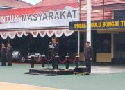 Polres HST Gelar Upacara Peringatan Hari Bela Negara Ke-77