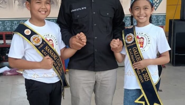 Kadisdikbud Bangga, Dua Permata Cilik Tabalong Berhasil Raih Gelar Dan Prestasi Di Ajang Nagacilik Kalsel 2025