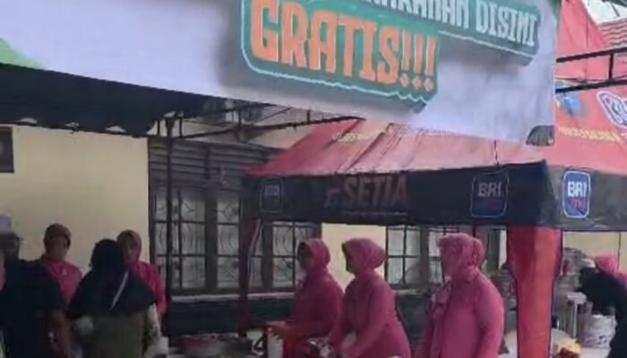 Singgah di Polres Balangan, jemaah Momen 5 Rajab disambut makanan gratis dan rest area nyaman
