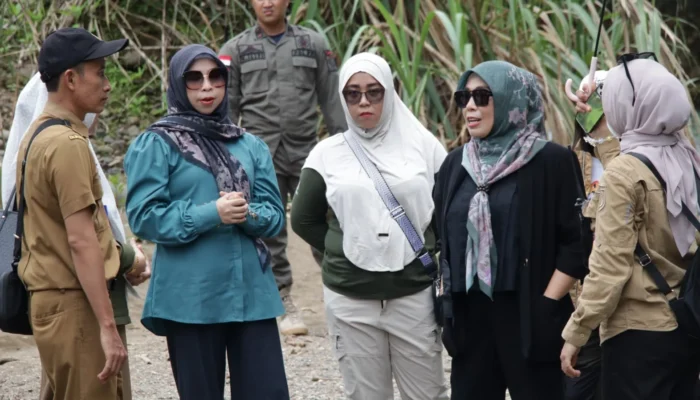 Ketua DPRD Balangan dan Disporapar kunjungi wisata alam Batu Ajung