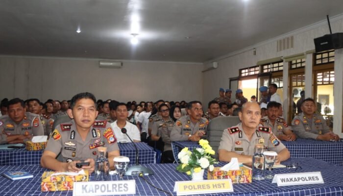 Kapolda Kalsel Tekankan Kesiapsiagaan Global kepada Jajaran Polres HST