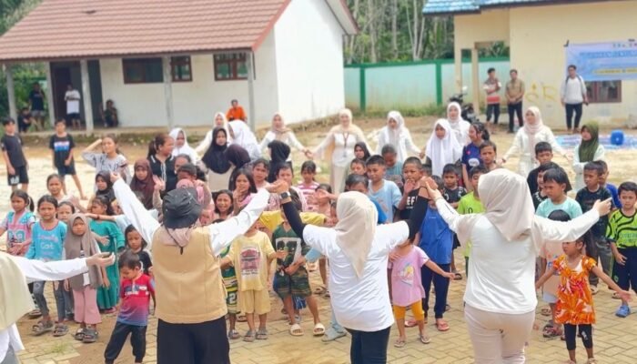 Kolaborasi organisasi di Balangan pulihkan senyum anak di Tebing Tinggi pascabanjir