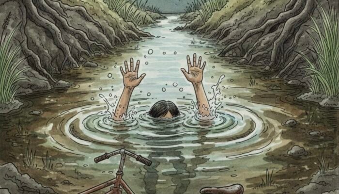 Maut Mengintai di Balik Kail: Remaja 13 Tahun Tewas Tenggelam di Sungai Tepi Sawah