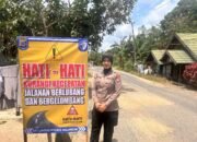 Jalan nasional di Balangan rusak, Satlantas imbau warga untuk hati-hati