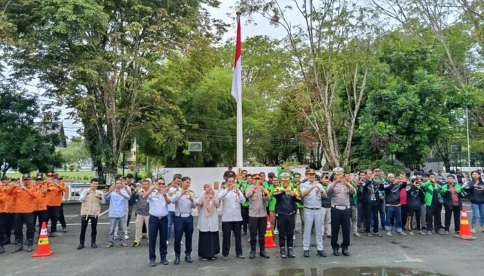Polda Kalsel Gelar Kampanye Keselamatan Lalu Lintas dan Safety Riding di Hulu Sungai Tengah