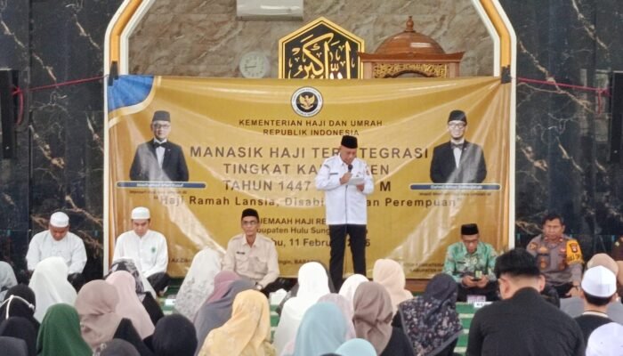 Kegiatan Manasik Haji HST Tahun 1447 H Dibuka, Jemaah Dipersiapkan Secara Maksimal