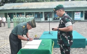 Dandim 1002/HST Pimpin Korps Raport, Tegaskan Serah Terima Jabatan Sebagai Amanah Strategis