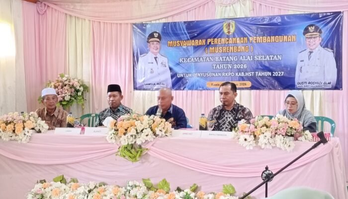 Acara Musrenbang Batang Alai Selatan Berlangsung, Siapkan Rencana Kerja Daerah 2027