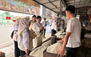 Pastikan stok pangan aman, Satgas Saber Polres Balangan pantau harga di pasar