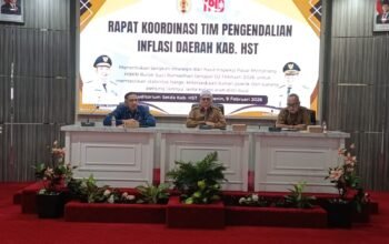 Rapat Koordinasi Inflasi HST Dorong Sinergi Pusat-Daerah untuk Lindungi Masyarakat Miskin dan Rentan