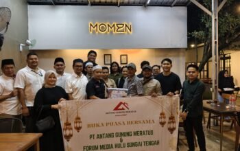PT AGM Gelar Buka Puasa Bersama Awak Media Hulu Sungai Tengah