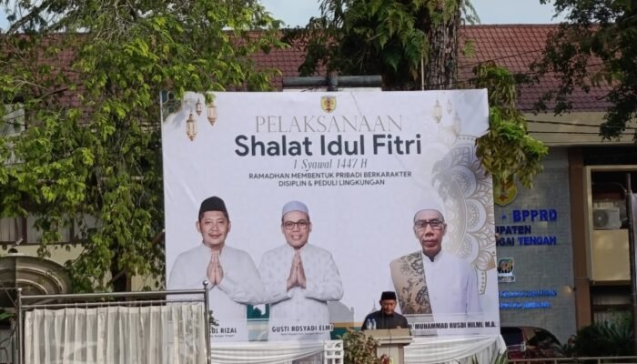 Pemkab HST gelar shalat Idul Fitri 1447 H, soroti pribadi yang peduli lingkungan