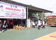 Polres HST dan Pemda HST selenggarakan pasar murah di halaman Mapolres HST