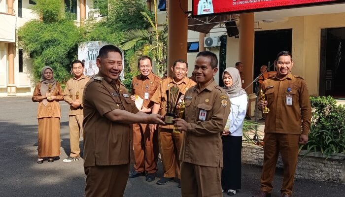 Apel Gabungan HST: Halal Bihalal, Penghargaan Inovasi, dan Apresiasi ASN Purna Tugas