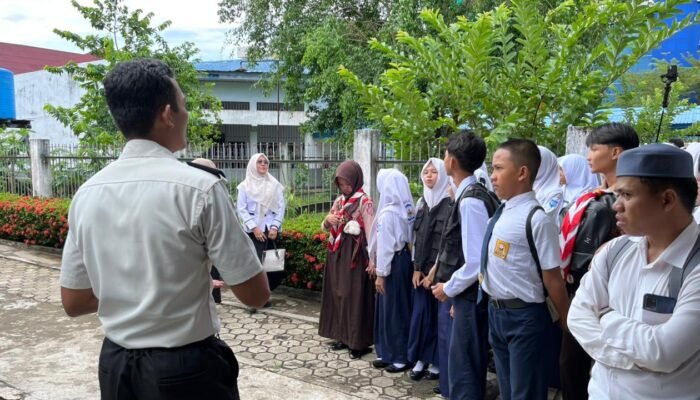 Belajar dari Balik Terali, Siswa SMP HST Diajak Sadar Hukum di Rutan Barabai