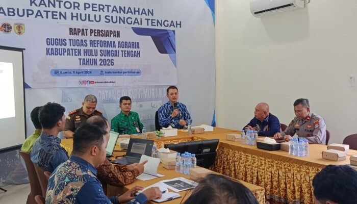Pemkab HST Gelar Rapat Persiapan GTRA, Fokus Legalisasi Lahan dan Kesejahteraan Masyarakat