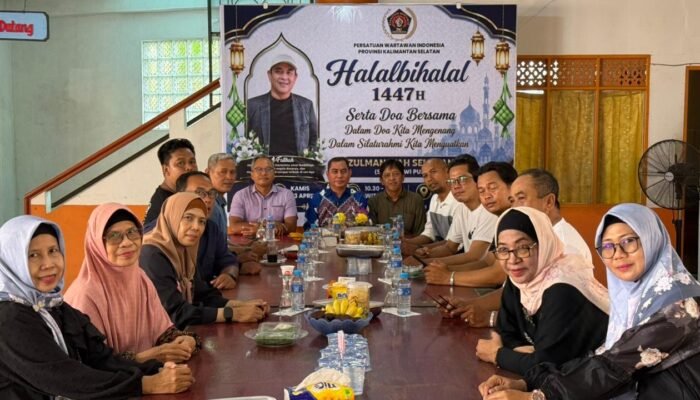 Halalbihalal PWI Kalsel, Perkuat Soliditas dan Mengenang Almarhum Zulmansyah Sekedang