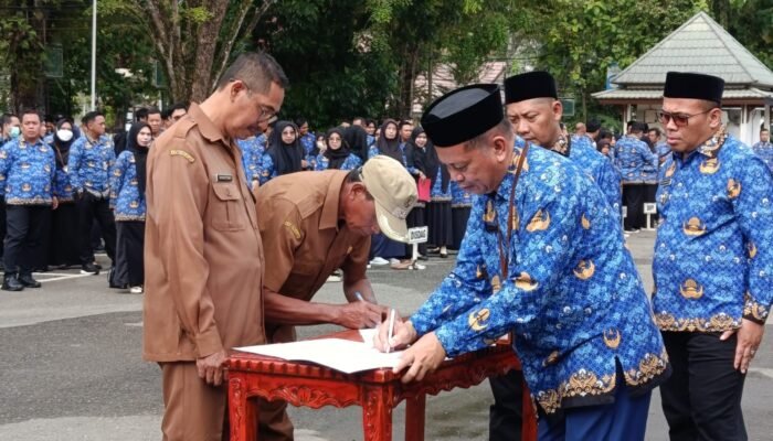 Apel Gabungan dan Penandatanganan Hibah Warnai Peringatan Harkitnas ke-118 di HST