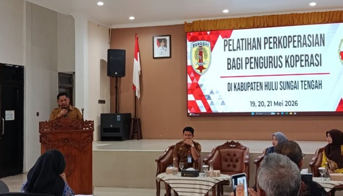 Perkuat Koperasi Lama, Pemkab HST Gelar Pelatihan Bisnis Bersama Inkubator Usaha Berizin Kemenkop UKM