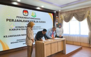 Cegah Sengketa & Lindungi Aset, KPU dan Kejari HST Pererat Kolaborasi