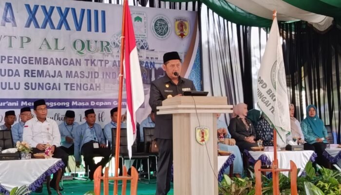 Wisuda 1.678 Santri TPA Se‑HST, Bupati: Awal Perjalanan Menjadi Generasi Qur’ani