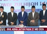 Kemenag Tetapkan 1 Zulhijah 1447 H Jatuh 18 Mei, Idul Adha Rabu 27 Mei 2026