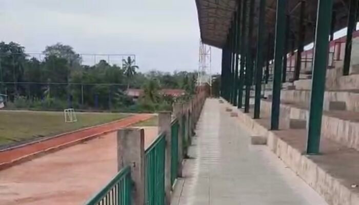 Warga Tabalong kecewa stadion mini dengan anggaran Rp11 miliar diduga mangkrak