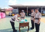 Polres HST Gelar Serah Terima Jabatan Dua Kasat