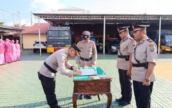 Polres HST Gelar Serah Terima Jabatan Dua Kasat