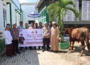 Polres HST Serahkan Hewan Kurban dari Kapolda Kalsel ke Ponpes Nurul Muhibbin