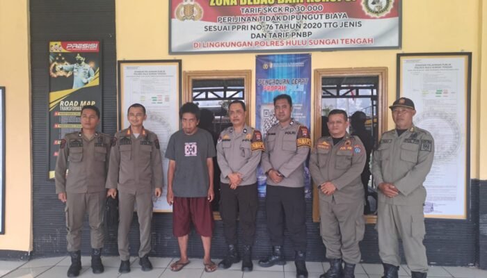 Pelaku Pencurian diduga ODGJ Diserahkan ke Satpol PP untuk Rehabilitasi