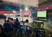 Nobar Piala Dunia, Polres HST Dekatkan Diri dengan Warga
