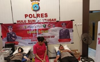 Kapolres HST Tinjau Bakti Sosial dan Khitanan Massal, Warga Antusias Sambut Hari Bhayangkara ke-80