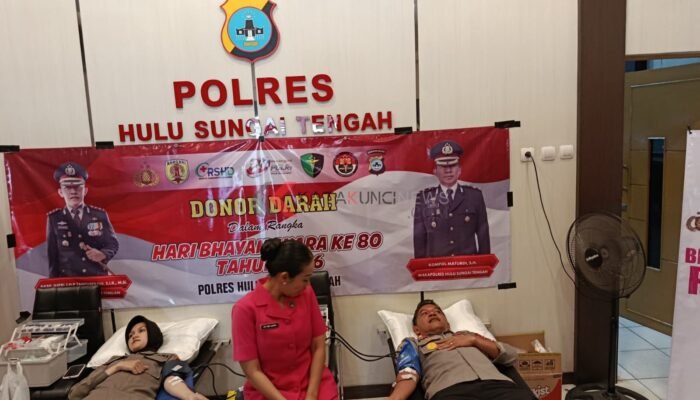 Kapolres HST Tinjau Bakti Sosial dan Khitanan Massal, Warga Antusias Sambut Hari Bhayangkara ke-80