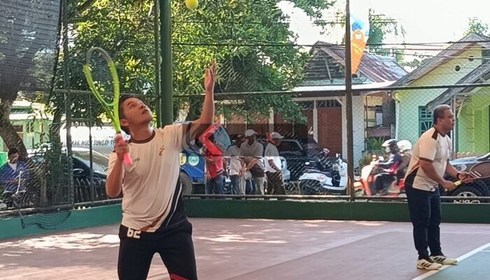 Turnamen Tenis Kapolres HST Cup Menyala 2026 Dibuka, Bangkitkan Semangat Sportivitas Hari Bhayangkara ke-80