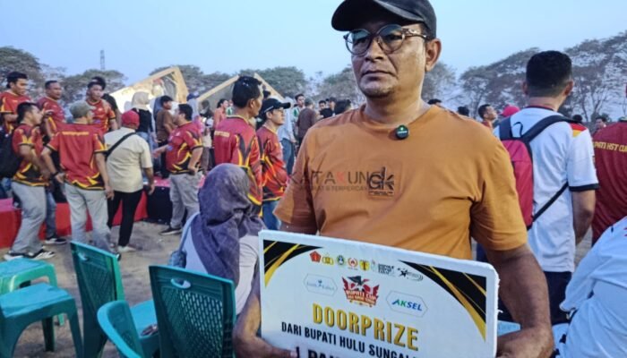 Rusdiansyah Warga Limpasu Raih Hadiah Umrah, Jadi Puncak Kemeriahan Penutupan Bupati HST Cup 2026