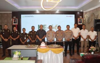 Polres HST Perkuat Sinergi dengan Kejari Lewat Peringatan Hari Bhakti Adhyaksa ke-66