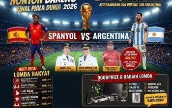 Nobar Final Piala Dunia 2026 di Pandawan Siapkan Lomba Rakyat dan Doorprize untuk Warga HST