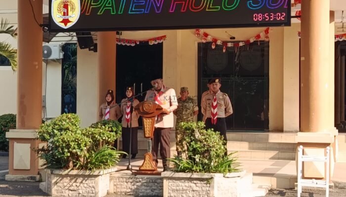Bupati Samsul Rizal Lepas Kontingen Jambore Nasional XII, 32 Peserta Duta HST ke Cibubur