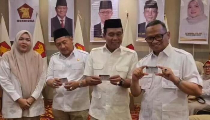 Bupati HST Samsul Rizal Resmi Bergabung Partai Gerindra, Kader Sambut Antusias