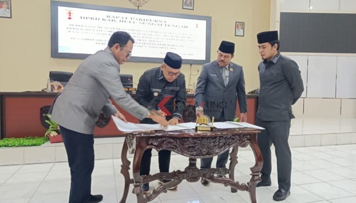 DPRD HST Setujui Perubahan KUA dan PPAS 2026, Nota Kesepakatan Resmi Ditandatangani