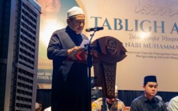 Ribuan Warga Padati Tabligh Akbar Maulid Nabi di Lapangan Dwi Warna Barabai
