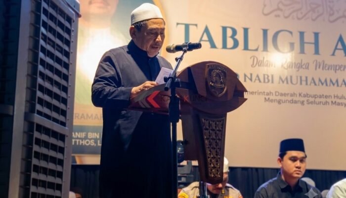 Ribuan Warga Padati Tabligh Akbar Maulid Nabi di Lapangan Dwi Warna Barabai