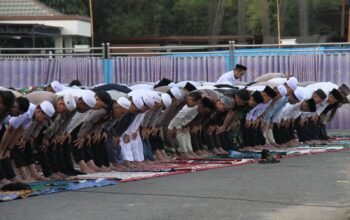Ratusan Personel Gabungan Balangan Gelar Salat Istisqa Padamkan Ancaman Karhutla